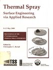 Thermal Spray : surface engineering via applied research : proceedings of the 1st International Thermal Spray Conference: 8-11 May 2000, Montreal, Québec, Canada /