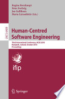 Human-Centred Software Engineering [E-Book] : Third International Conference, HCSE 2010, Reykjavik, Iceland, October 14-15, 2010. Proceedings /