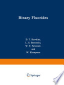 Binary Fluorides [E-Book] : Free Molecular Structures and Force Fields A Bibliography (1957–1975) /