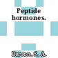 Peptide hormones.