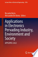 Applications in Electronics Pervading Industry, Environment and Society [E-Book] : APPLEPIES 2022 /