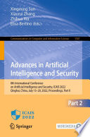 Advances in Artificial Intelligence and Security [E-Book] : 8th International Conference on Artificial Intelligence and Security, ICAIS 2022, Qinghai, China, July 15-20, 2022, Proceedings, Part II /