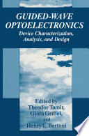 Guided-Wave Optoelectronics [E-Book] : Device Characterization, Analysis, and Design /