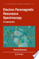 Electron Paramagnetic Resonance Spectroscopy [E-Book] : Fundamentals /