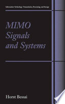 MIMO Signals and Systems [E-Book] /