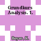 Grundkurs Analysis. 1.