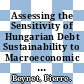Assessing the Sensitivity of Hungarian Debt Sustainability to Macroeconomic Shocks under Two Fiscal Policy Reactions [E-Book] /