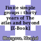 Finite simple groups : thirty years of The atlas and beyond [E-Book] /