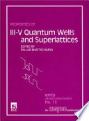 Properties of III-V quantum wells and superlattices.