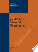 Validation in Chemical Measurement [E-Book] /