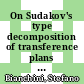 On Sudakov's type decomposition of transference plans with norm costs [E-Book] /