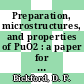 Preparation, microstructures, and properties of PuO2 : a paper for presentation to the sixth international materials symposium, University of California, Berkeley, California, August 24 - 27, 1976 and for publication in the proceedings of the conference [E-Book] /