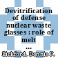 Devitrification of defense nuclear waste glasses : role of melt insolubles : a paper proposed for presentatin at the American Ceramic Society Cincinnati Ohio May 1985 and proposed for presentation at the symposium on physics and chemistry of Glass and Glassmaking Institute of Glass Science and Engineering Alfred University, Alfred, N. Y. July 30 - August 2, 1985 and for publication in the proceedings [E-Book] /