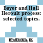 Bayer and Hall Heroult process: selected topics.