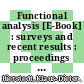 Functional analysis [E-Book] : surveys and recent results : proceedings of the Conference on Functional Analysis, Paderborn, Germany, November 17-21, 1976 /