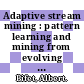Adaptive stream mining : pattern learning and mining from evolving data streams [E-Book] /
