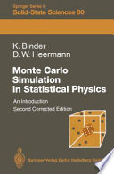 Monte Carlo Simulation in Statistical Physics [E-Book] : An Introduction /