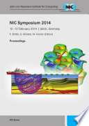 NIC Symposium 2014 : proceedings ; 12 - 13 February 2014, Jülich, Germany /