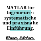 MATLAB für Ingenieure : systematische und praxisnahe Einführung.