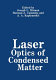 Laser optics of condensed matter : Binational USA/USSR symposium on laser optics of condensed matter. 0003: proceedings : Leningrad, 01.06.87-06.06.87.