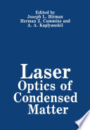 Laser Optics of Condensed Matter [E-Book] /