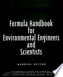 Formula handbook for environmental engineers and scientists /