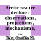 Arctic sea ice decline : observations, projections, mechanisms, and implications [E-Book] /