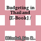 Budgeting in Thailand [E-Book] /