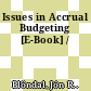 Issues in Accrual Budgeting [E-Book] /