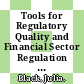 Tools for Regulatory Quality and Financial Sector Regulation [E-Book]: A Cross-Country Perspective /
