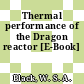 Thermal performance of the Dragon reactor [E-Book]