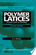 Polymer Latices [E-Book] : Science and technology Volume 2: Types of latices /