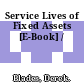 Service Lives of Fixed Assets [E-Book] /