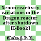 Xenon reactivity variations in the Dragon reactor after shutdown [E-Book]