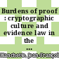 Burdens of proof : cryptographic culture and evidence law in the age of electronic documents [E-Book] /