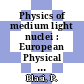 Physics of medium light nuclei : European Physical Society Nuclear Physics Divisional conference 0004: proceedings : Topical conference on physics of medium light nuclei: proceedings : Firenze, 07.06.77-10.06.77.