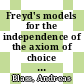 Freyd's models for the independence of the axiom of choice [E-Book] /