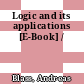 Logic and its applications [E-Book] /