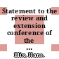 Statement to the review and extension conference of the parties to the treaty on the nonproliferation of nuclear weapons: New York, 17.04.1995.