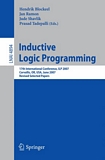 Inductive logic programming [E-Book] : 17th international conference, Corvallis, USA June 19-21, 2007 : ILP 2007 : revised selected papers /