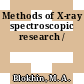 Methods of X-ray spectroscopic research /