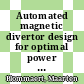 Automated magnetic divertor design for optimal power exhaust [E-Book] /