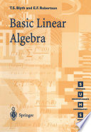 Basic linear algebra [E-Book] /