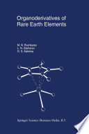 Organoderivatives of Rare Earth Elements [E-Book] /