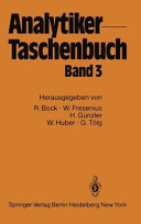 Analytiker-Taschenbuch. 3 /