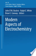 Modern Aspects of Electrochemistry No. 20 [E-Book] /