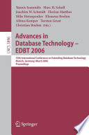 Advances in Database Technology -- EDBT 2006 [E-Book] / 10 International Conference on Extending Database Technology, Munich, Germany, 26-31 March 2006, Proceedings