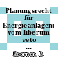 Planungsrecht für Energieanlagen: vom liberum veto zur Planfeststellung : Vom liberum veto zur Planfeststellung.