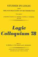 Logic colloquium '78 [E-Book] : proceedings of the colloquium held in Mons, August 1978 /