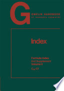 Index [E-Book] : Formula Index 2nd Supplement C33–Cf /